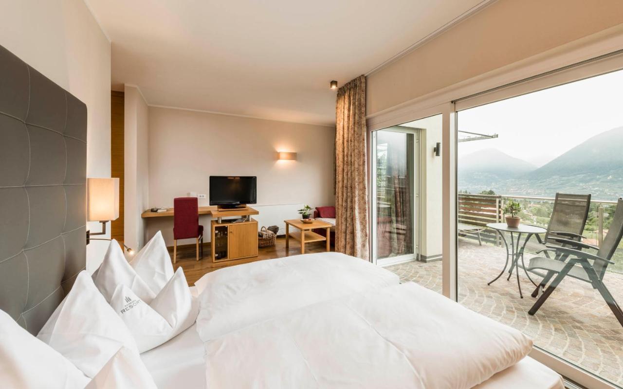 Hotel Mitterplatt Schenna Buitenkant foto