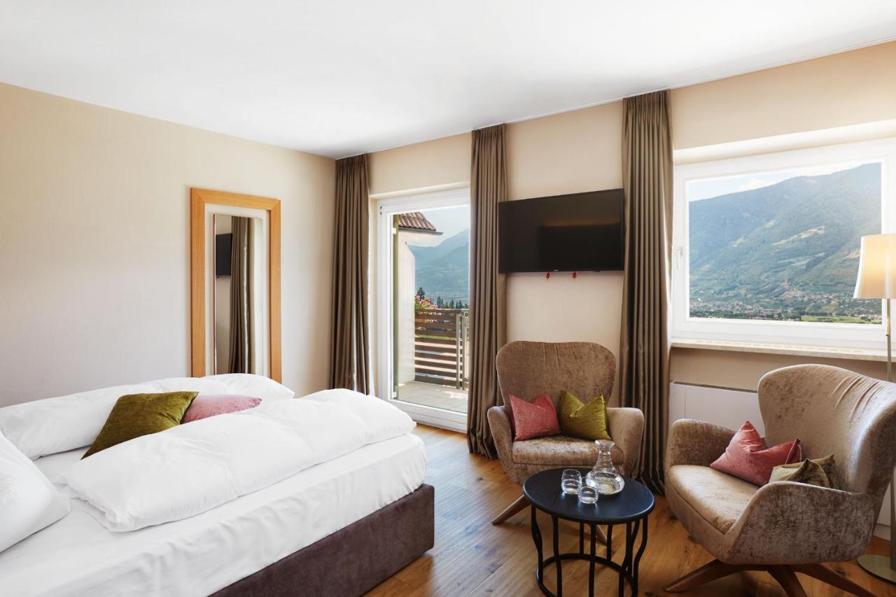 Hotel Mitterplatt Schenna Buitenkant foto